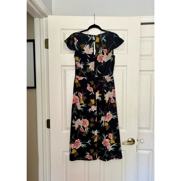 Women’s Floral Dress Size Medium Trixxi Midi - Picture 8 of 9